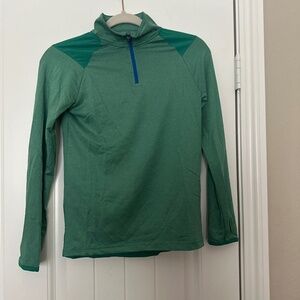 Champion Green Quarter-Zip Activewear Top (M 8-10)